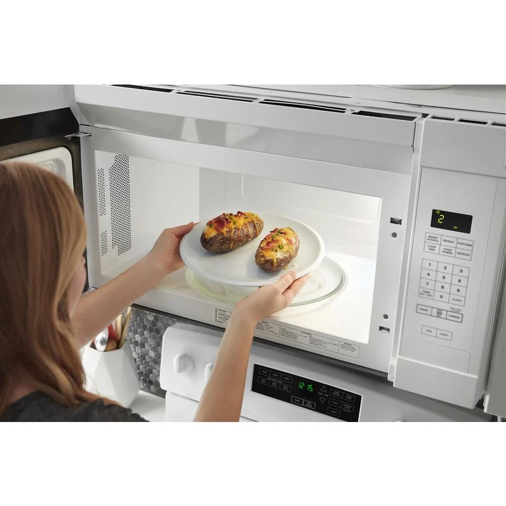 AMANA 1.6 Cu. Ft. Over-the-Range Microwave with Add 0:30 Seconds - White (AMV2307PFW)