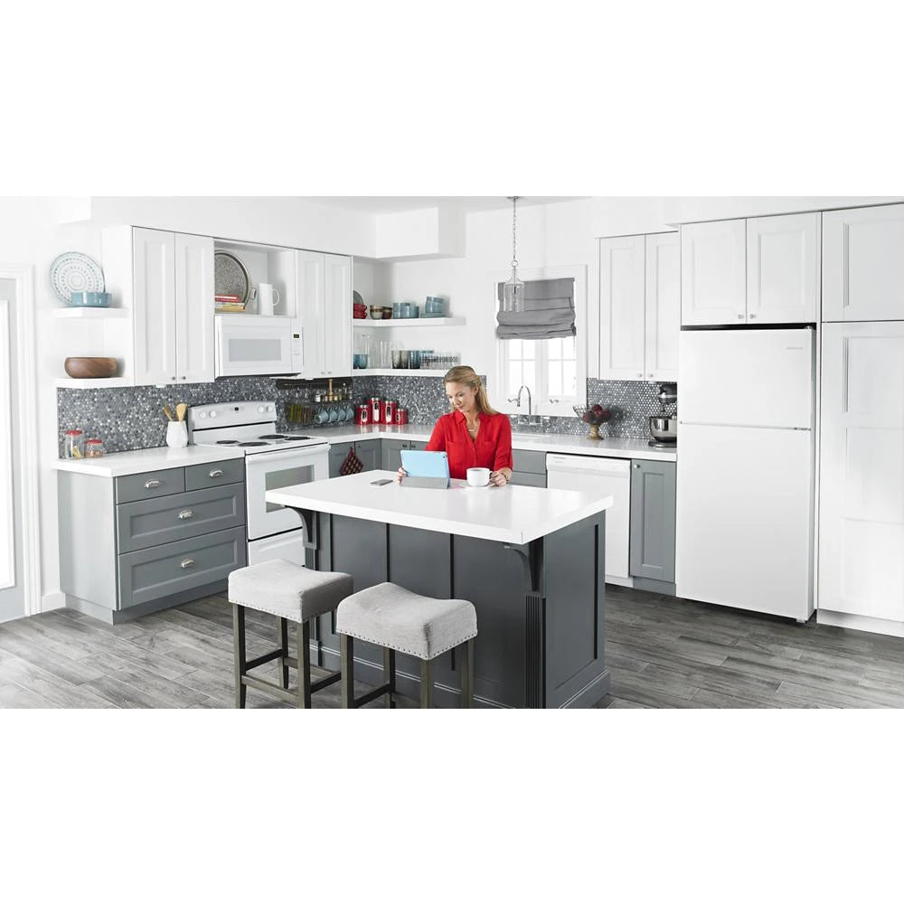 AMANA 1.6 Cu. Ft. Over-the-Range Microwave with Add 0:30 Seconds - White (AMV2307PFW)