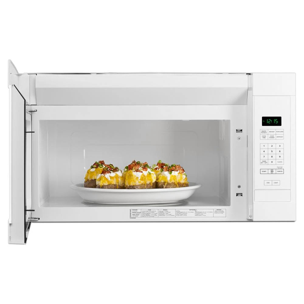 AMANA 1.6 Cu. Ft. Over-the-Range Microwave with Add 0:30 Seconds - White (AMV2307PFW)