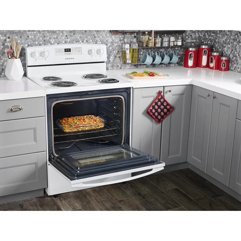AMANA 1.6 Cu. Ft. Over-the-Range Microwave with Add 0:30 Seconds - White (AMV2307PFW)