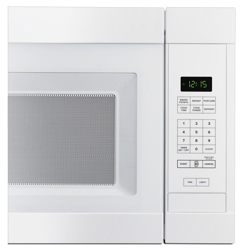 Amana 1.6 Cu. Ft. Over-the-Range Microwave with Add 0:30 Seconds - White (AMV2307PFW)