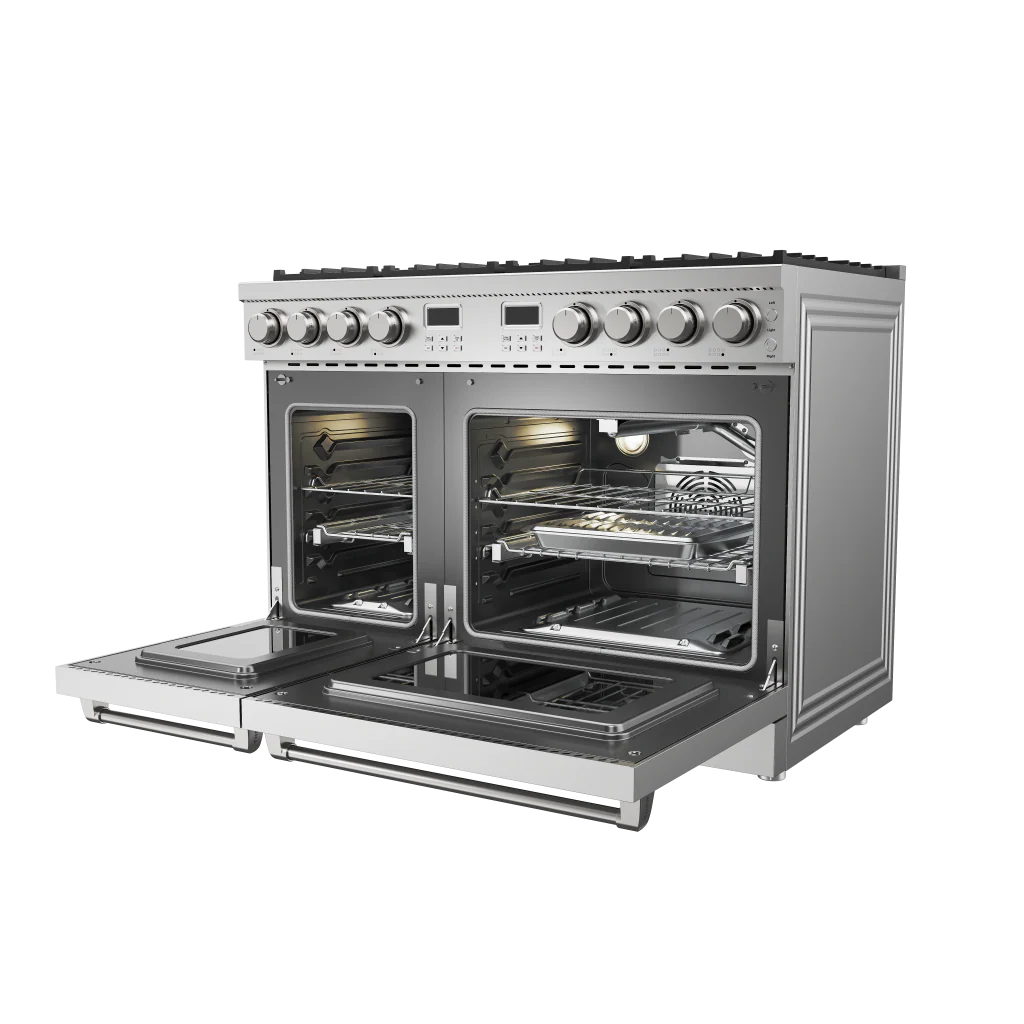THOR KITCHEN 48 Inch Liquid Propane Range Contemporary Professional - Stainless Steel (ARG48LP)