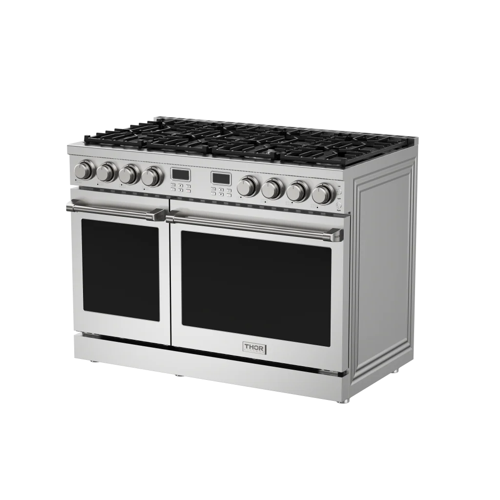 THOR KITCHEN 48-inch Liquid Propane Range Contemporary Professional - Stainless Steel (ARG48LP)