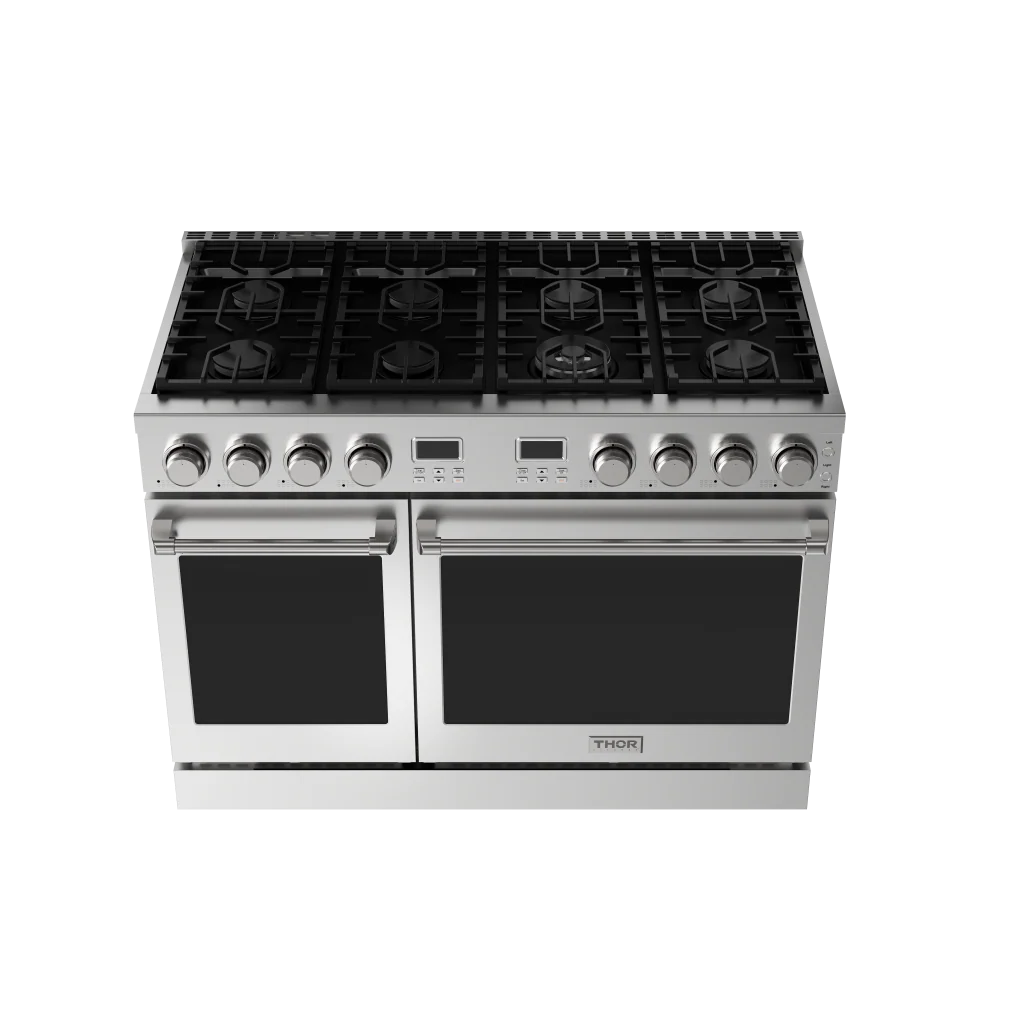 THOR KITCHEN 48-inch Liquid Propane Range Contemporary Professional - Stainless Steel (ARG48LP)