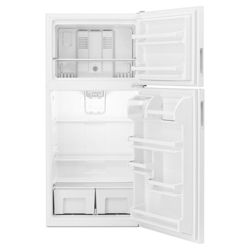 AMANA 30-inch Amana(R) Top-Freezer Refrigerator with Glass Shelves -  (ART318FFDW)