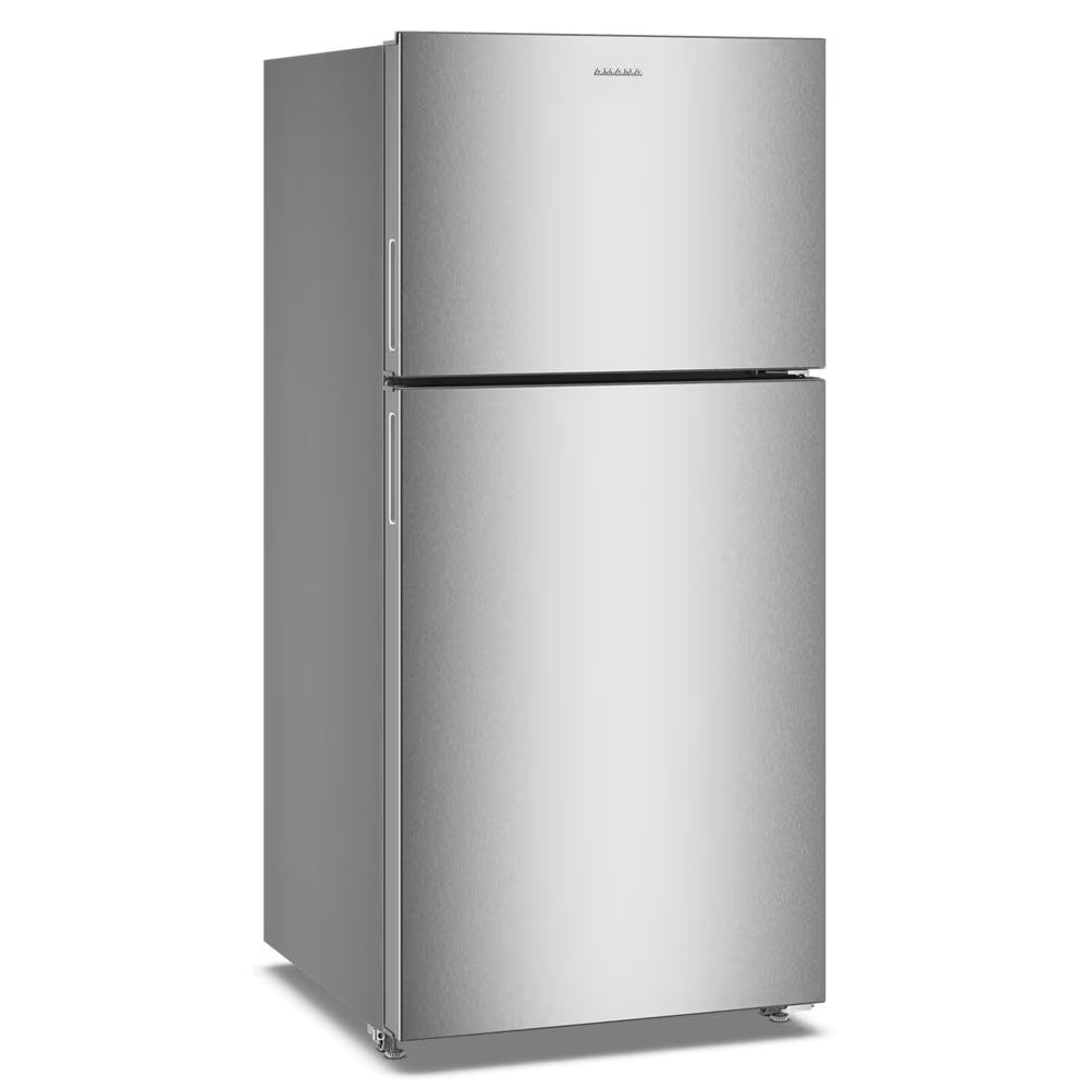 AMANA 30-Inch Wide Garage Ready Top-Freezer Refrigerator?19 Cu. Ft. - Fingerprint-Resistant Stainless Finish (ARTX2419SZ)