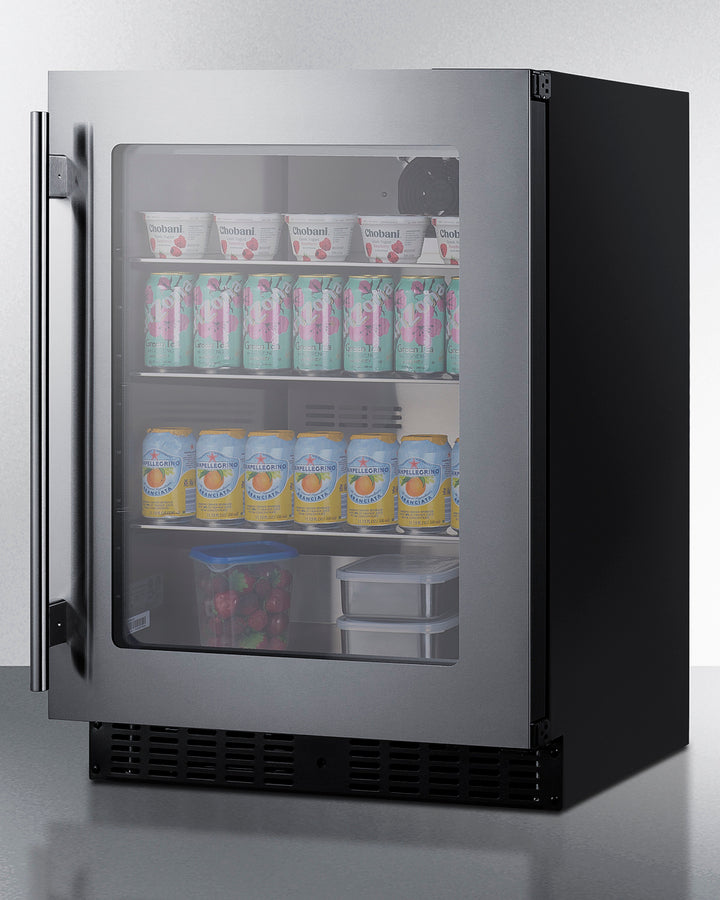 SUMMIT 24" Wide Built-In Beverage Center, ADA Compliant - Stainless Steel (ASDG2411)