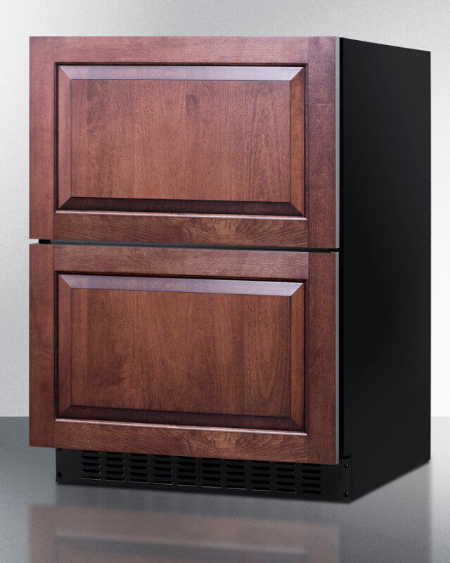 SUMMIT 24" Wide 2-Drawer All-Refrigerator, ADA Compliant - Stainless Steel (ASDR2414)