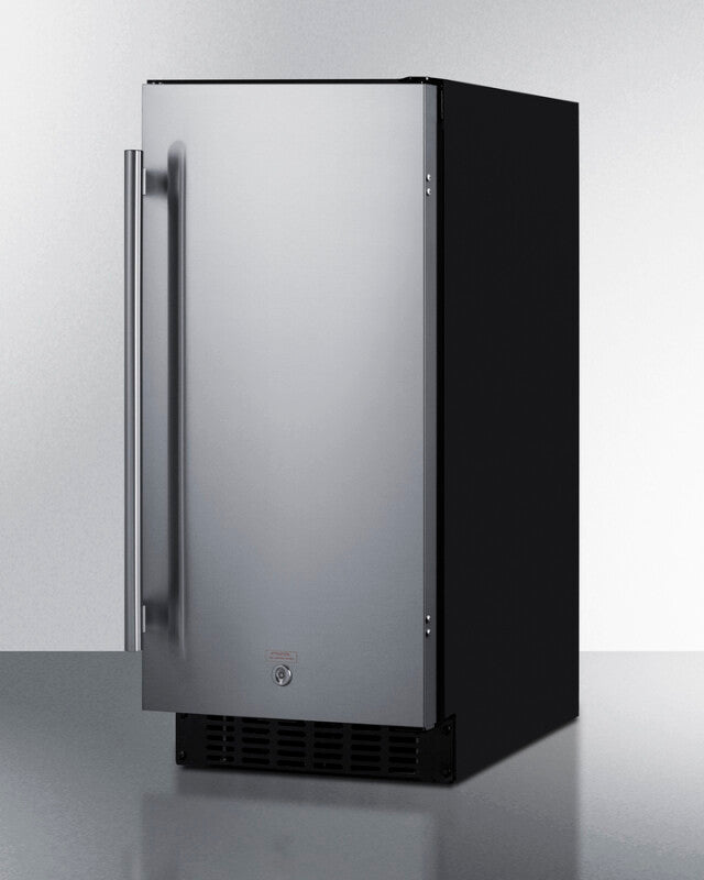 SUMMIT 15" Wide Built-In All-Refrigerator, ADA Compliant - Black (ASDS1523)