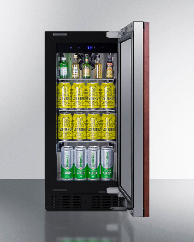 SUMMIT 15" Wide Built-In All-Refrigerator, ADA Compliant - Panel-Ready (ASDS1523IF)