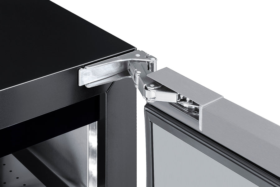 SUMMIT 24" Wide Built-In All-Refrigerator, ADA Compliant - Stainless Steel/Black (ASDS2413)