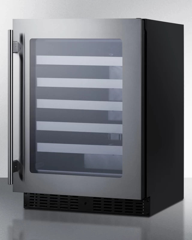 SUMMIT 24" Wide Built-In Wine Cellar, ADA Compliant - Stainless Steel (ASDW2412)