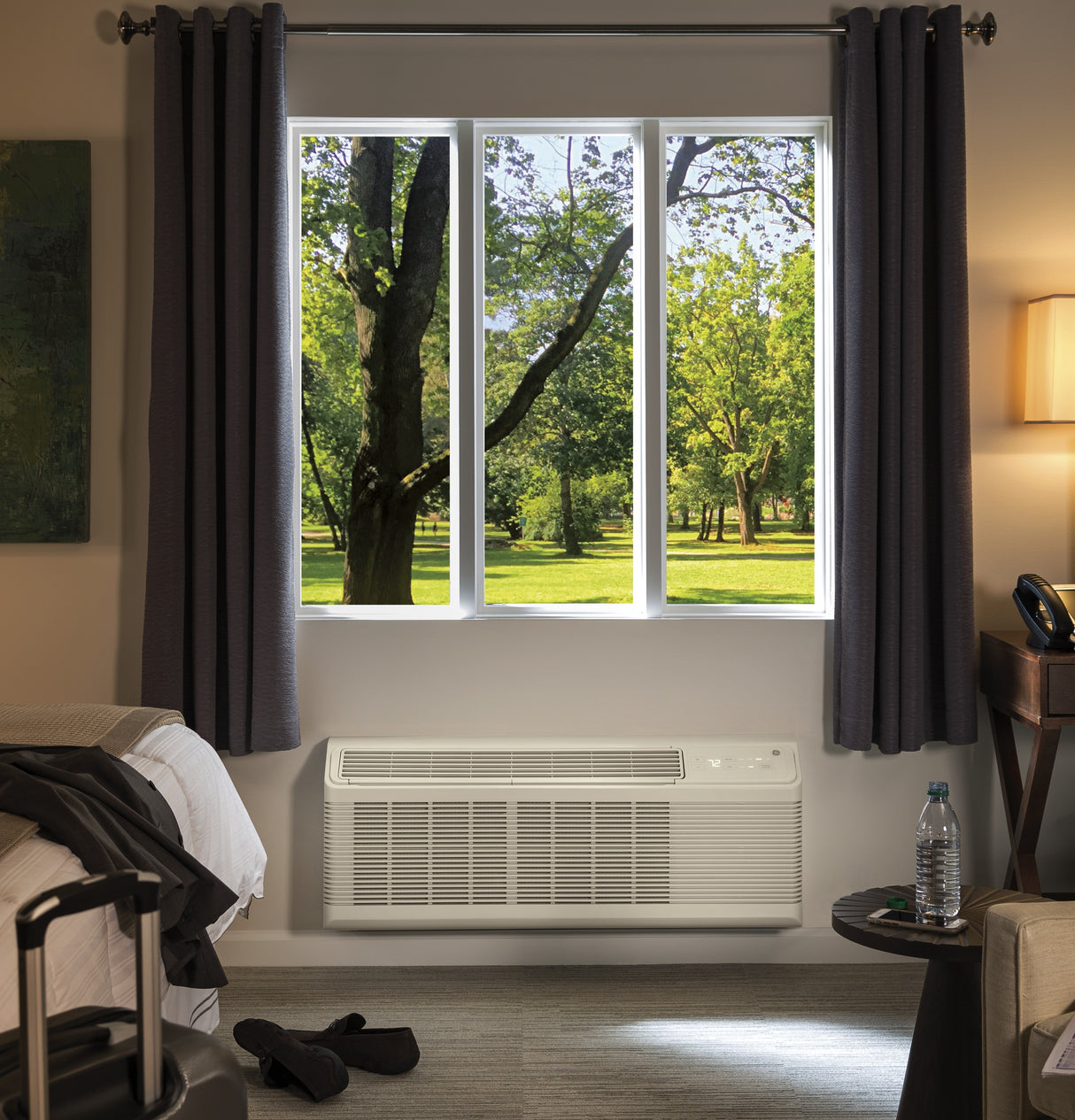 GE Zoneline Heat Pump Unit, 230/208 Volt - Gray (AZ65H09DAB)