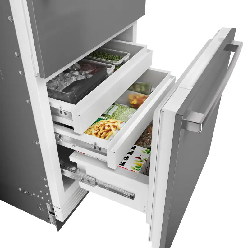 BOSCH 30" Benchmark® Built-in 2-Door Bottom Mount Fridge-Freezer Combination - Stainless (B30BB130SS)