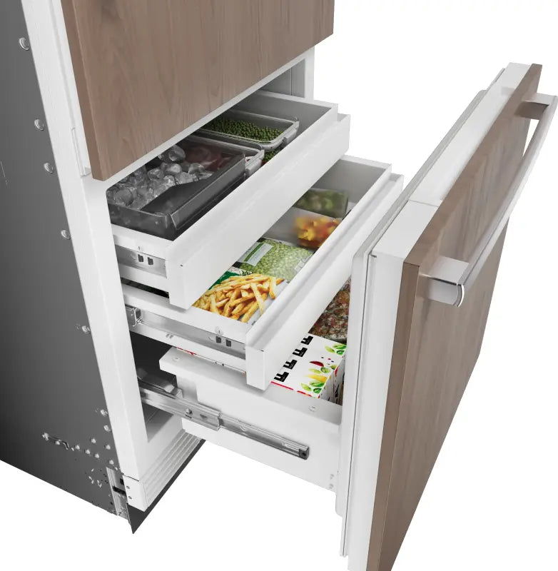 BOSCH 30" Benchmark® Built-in 2-Door Bottom Mount Fridge-Freezer Combination - Stainless (B30IB100SP)