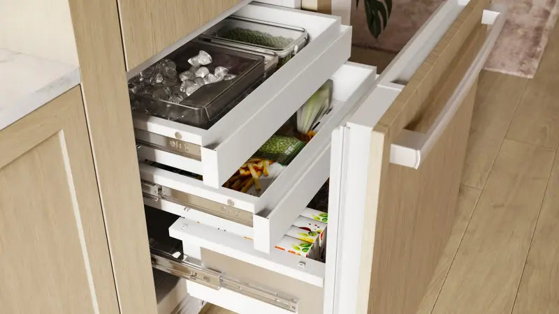 BOSCH 30" Benchmark® Built-in 2-Door Bottom Mount Fridge-Freezer Combination - Stainless (B30IB100SP)