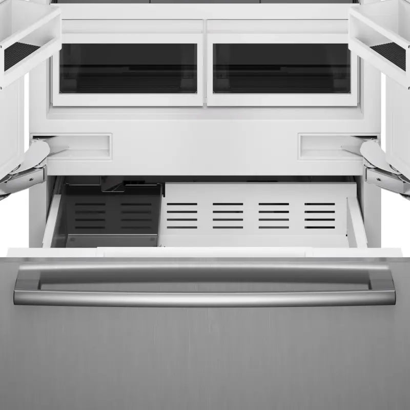 BOSCH 36" Benchmark® Built-in 2-Door Bottom Mount Fridge-Freezer Combination - Stainless (B36BT130NS)