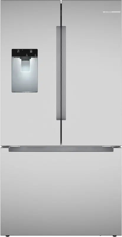 BOSCH 100 Series French Door Bottom Mount Refrigerator 36'' Brushed steel - Stainless Steel (B36CD10ENS)