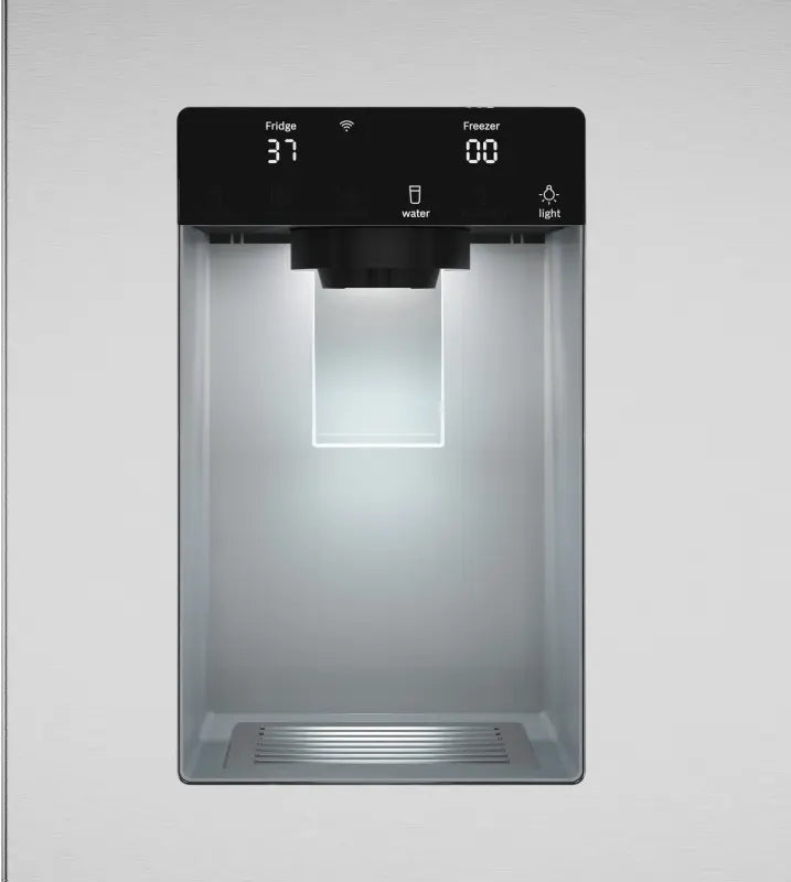 BOSCH 100 Series French Door Bottom Mount Refrigerator 36'' Brushed steel - Stainless Steel (B36CD10ENS)