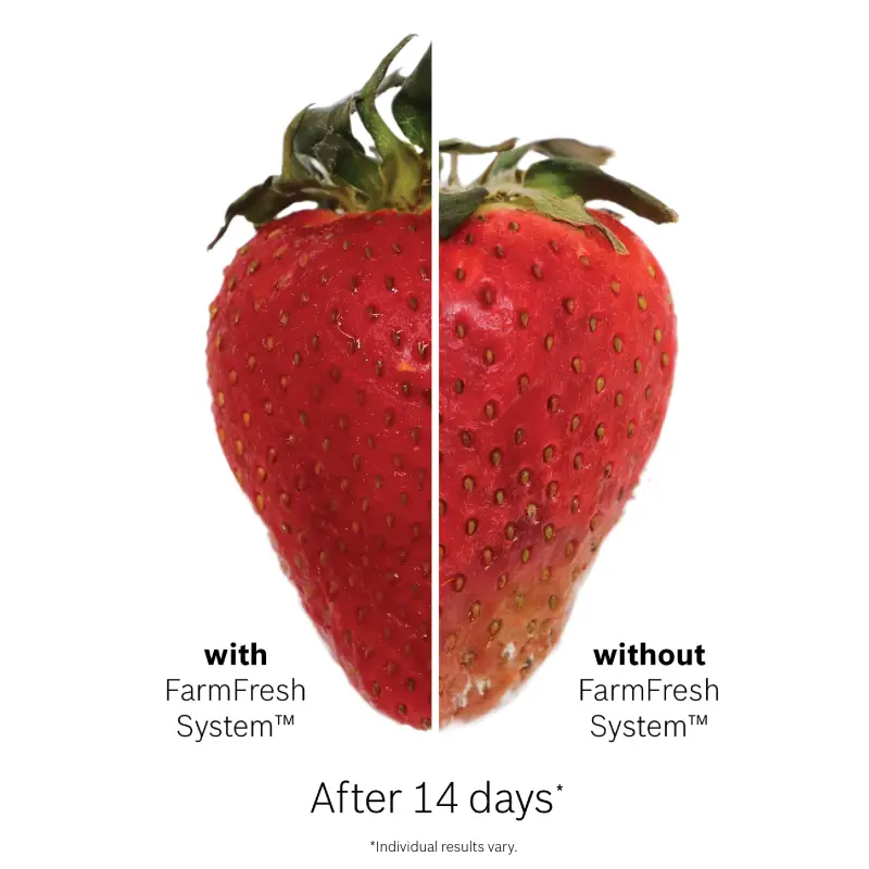 BOSCH 800 Series French Door Bottom Mount Refrigerator 36'' Easy clean - Stainless steel (with anti-fingerprint) (B36CL80SNS)