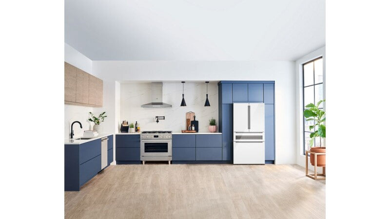 BOSCH 800 Series French Door Bottom Mount Refrigerator, Glass door 36'', Total No Frost - White (B36CL81ENW)
