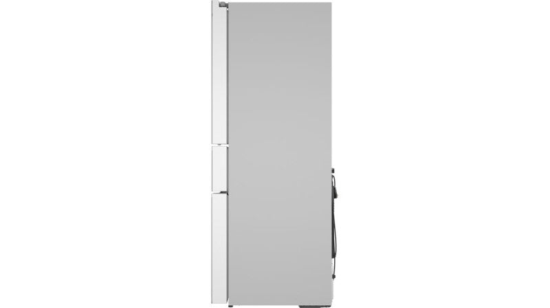 BOSCH 800 Series French Door Bottom Mount Refrigerator, Glass door 36'', Total No Frost - White (B36CL81ENW)