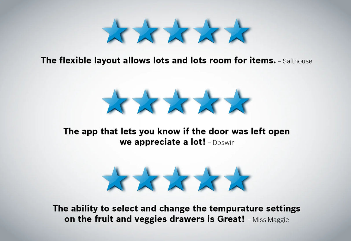 Bosch 800 Series French Door Bottom Mount Refrigerator 36'' Easy clean - Stainless Steel (B36CT80SNS)