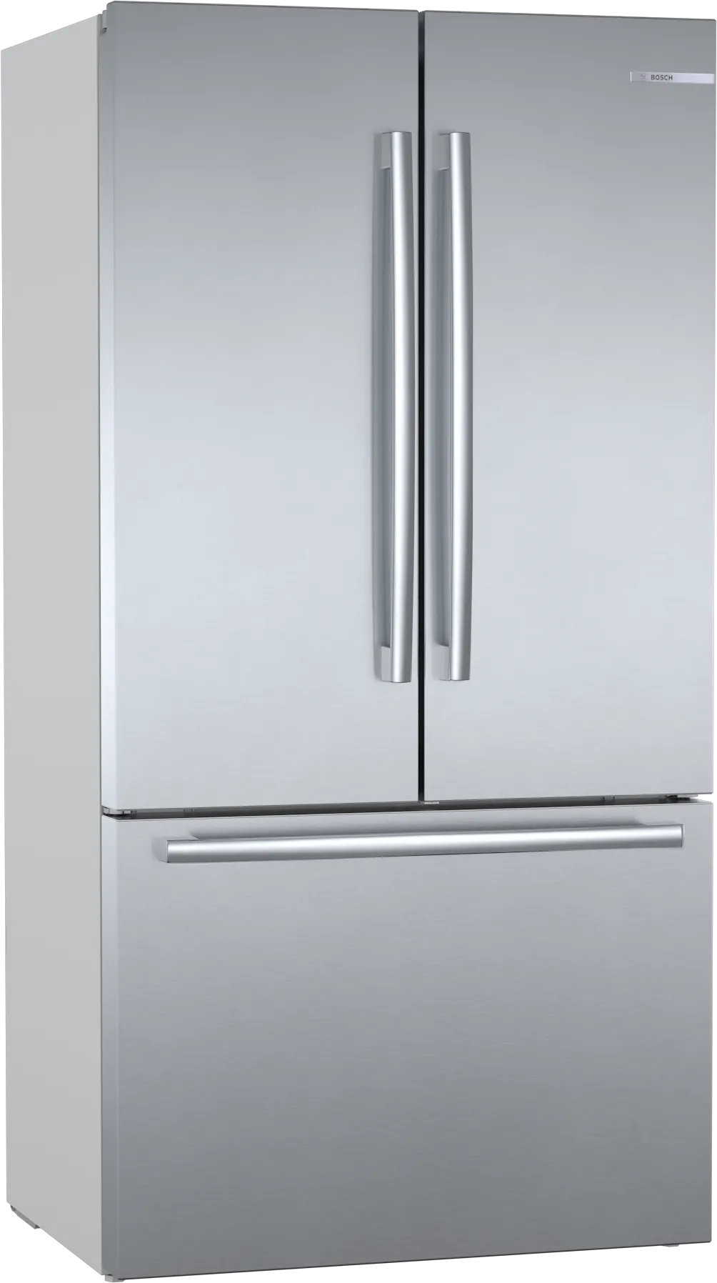 BOSCH 800 Series French Door Bottom Mount Refrigerator 36'' Brushed steel - Stainless Steel (B36CT80SNS)