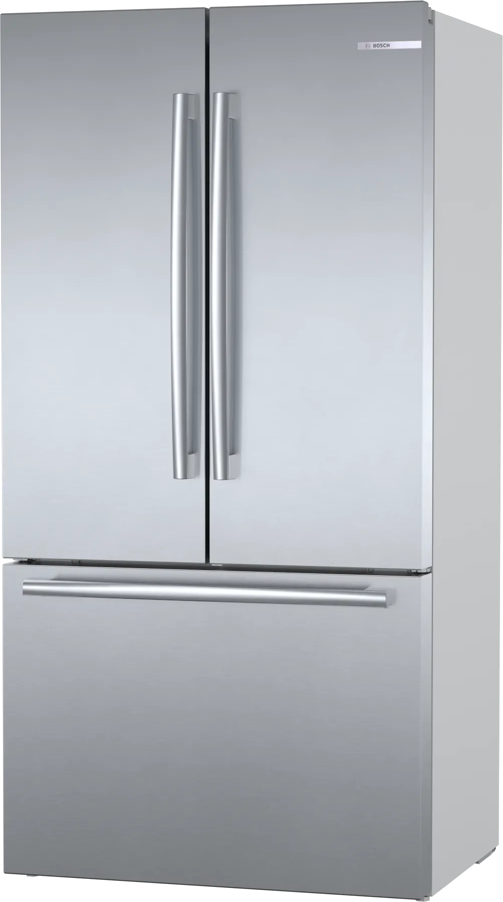 BOSCH 800 Series French Door Bottom Mount Refrigerator 36'' Brushed steel - Stainless Steel (B36CT80SNS)