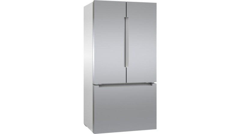 BOSCH 800 Series French Door Bottom Mount Refrigerator 36'' Brushed steel - Stainless Steel (B36CT81ENS)