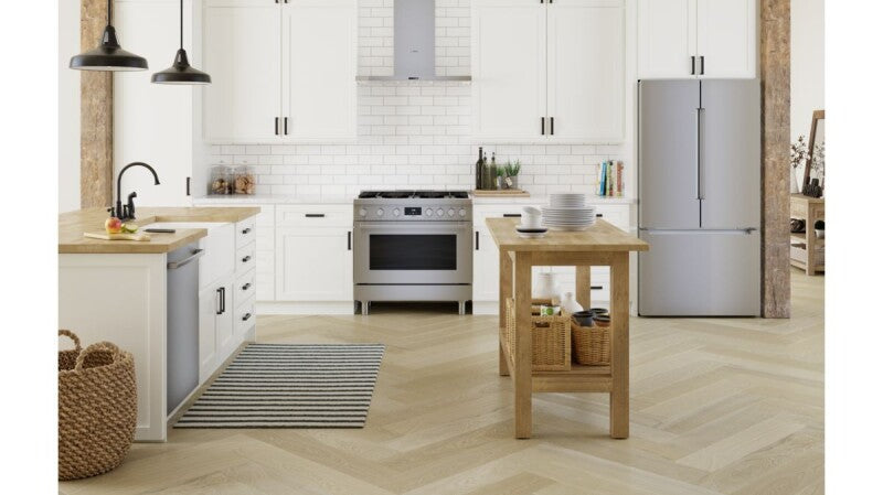 Bosch 800 Series French Door Bottom Mount Refrigerator 36'' - Stainless (B36CT81ENS)