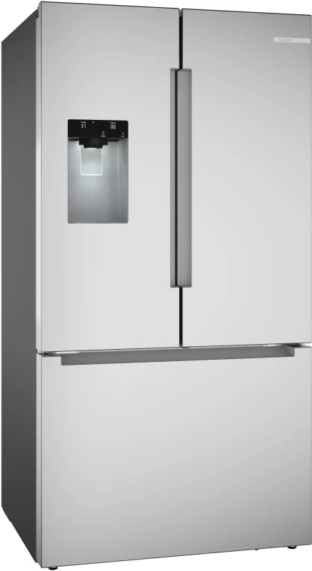 Bosch 100 Series French Door Bottom Mount Refrigerator 36'' Stainless steel (with anti-fingerprint), Total No Frost - Stainless (B36FD10ENS)