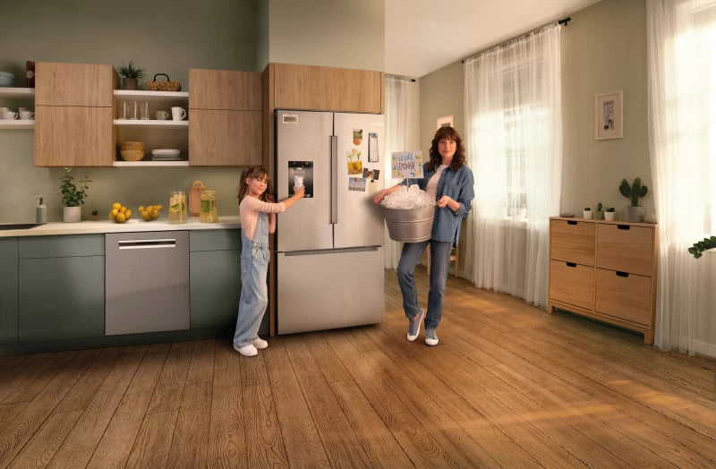 BOSCH 100 Series French Door Bottom Mount Refrigerator 36'' - Stainless Steel (B36FD10ENS)