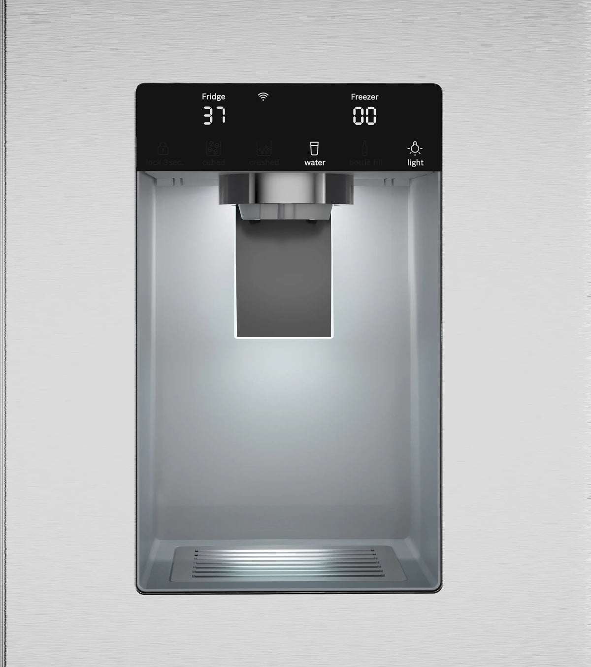 BOSCH 500 Series French Door Bottom Mount Refrigerator 36'' Brushed steel - Stainless Steel (B36FD52SNS)