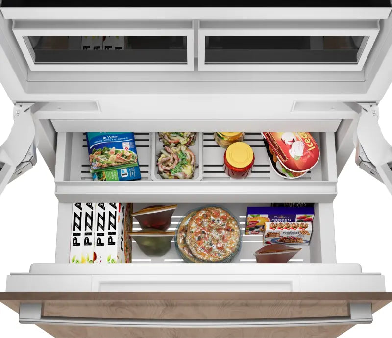 BOSCH 36" Benchmark® Built-in 2-Door Bottom Mount Fridge-Freezer Combination - Stainless (B36IT100NP)