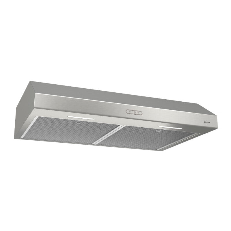 BROAN Broan(R) Glacier 42-Inch Convertible Under-Cabinet Range Hood, 375 Max Blower CFM, Stainless Steel -  (BCDF142SS)