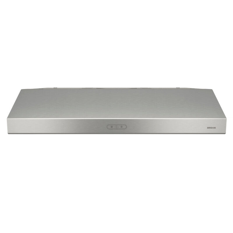 BROAN Broan(R) Glacier 42-Inch Convertible Under-Cabinet Range Hood, 375 Max Blower CFM, Stainless Steel -  (BCDF142SS)