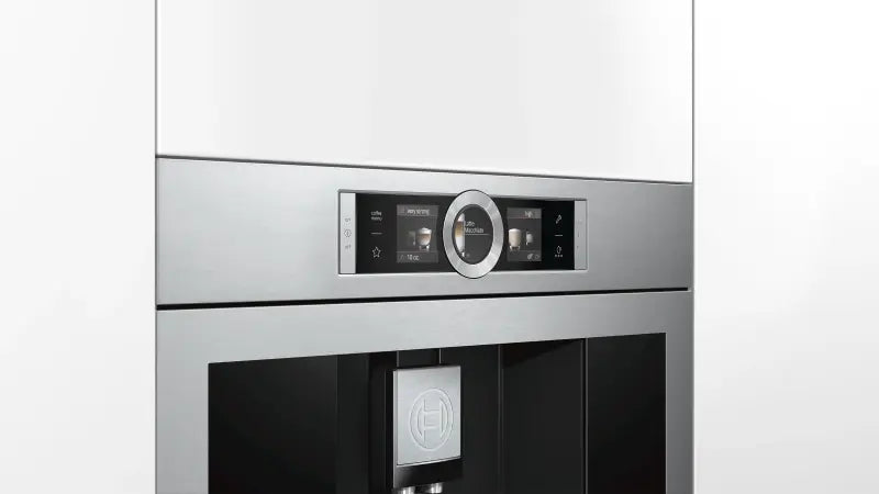 BOSCH 800 Series Built-in Coffee Machine, Removable Water Tank - Stainless Steel (BCM8450UC)