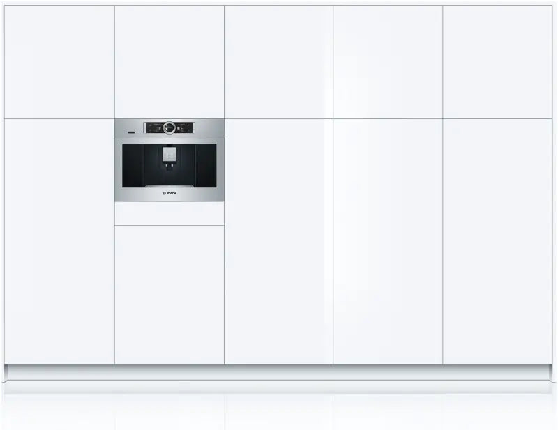 BOSCH 800 Series Built-in Coffee Machine, Removable Water Tank - Stainless Steel (BCM8450UC)