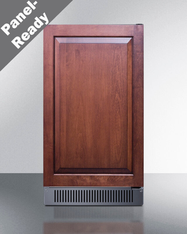 SUMMIT 18" Wide Clear Icemaker, ADA Compliant (Panel Not Included) - Panel-Ready (BIM182ADAIF)