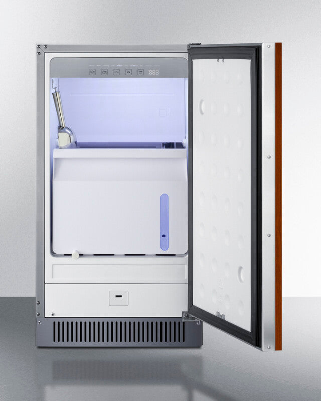 SUMMIT 18" Wide Clear Icemaker, ADA Compliant (Panel Not Included) - Panel-Ready (BIM182ADAIF)