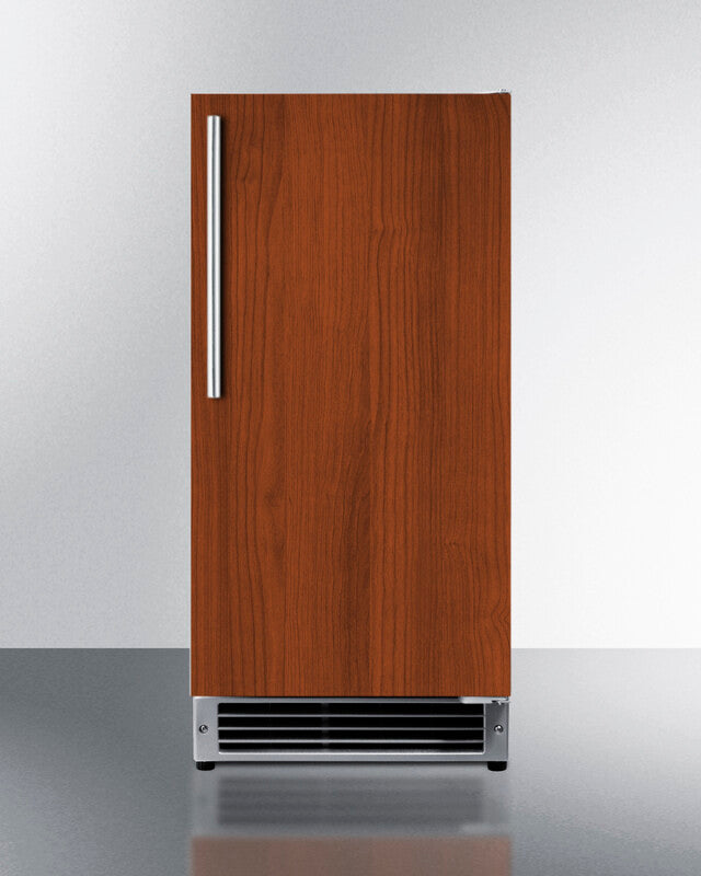 SUMMIT 15" Wide 25 lb. Drain-Free Icemaker, ADA Compliant (Panel Not Included) - Panel-Ready (BIM26H32IF)