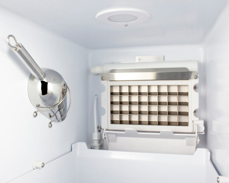 Summit Built-In Outdoor 50 lb. Clear Icemaker, ADA Compliant - Stainless Steel (BIM47OSADA)