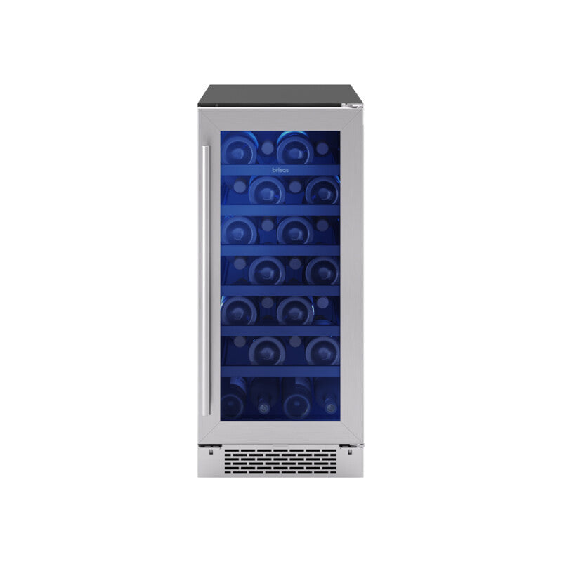 BRISAS 15″ Single Zone Wine Cooler - Other (BWN15C01AG)