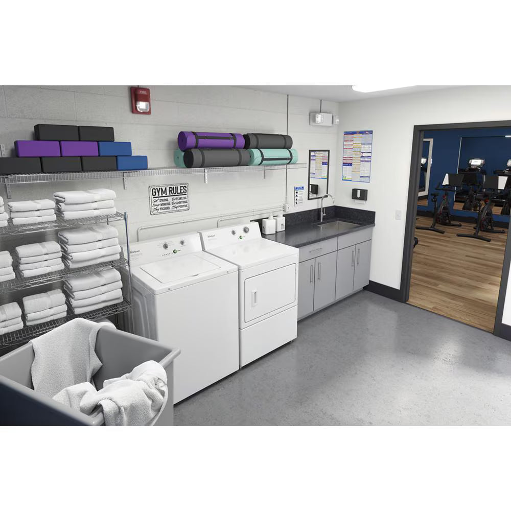 WHIRLPOOL Commercial Top-Load Washer, Non-Vend - White (CAE2795FQ)