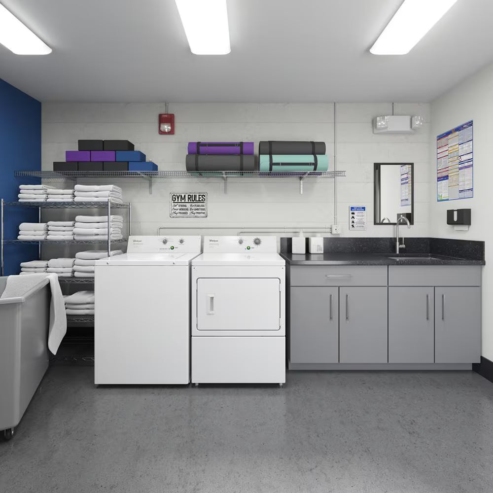 Whirlpool Commercial Top-Load Washer, Non-Vend - White (CAE2795FQ)