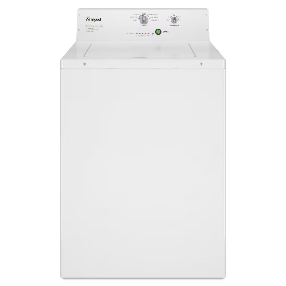 WHIRLPOOL Commercial Top-Load Washer, Non-Vend - White (CAE2795FQ)
