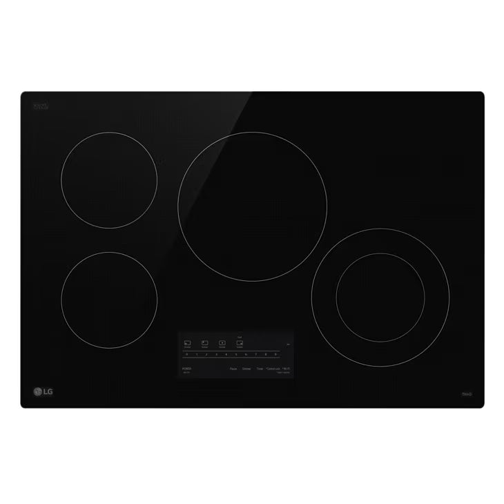 LG 30” Electric Cooktop With Ultraheat™ 2.5kw Element - Black (CBEW3013BE)