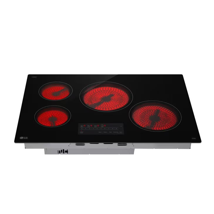 LG 30” Electric Cooktop With Ultraheat™ 2.5kw Element - Black (CBEW3013BE)