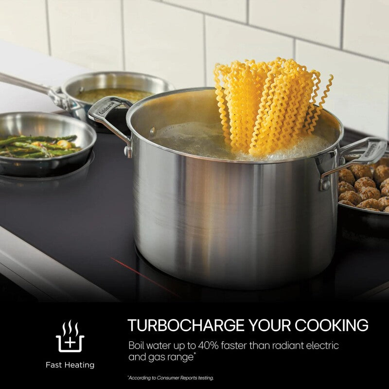 LG 36 Inch Smart Induction Cooktop With Ultraheat™ 4.3kw Element - Black Ceramic (CBIH3613BE)
